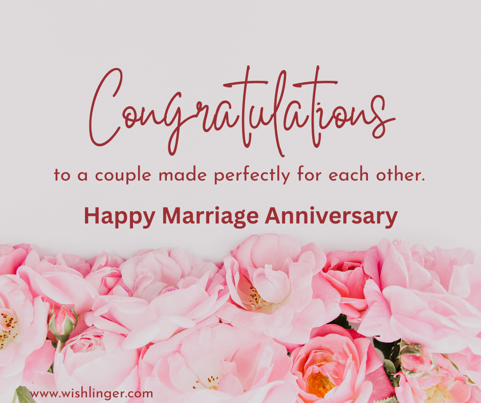 Happy wedding anniversary poster for instagram