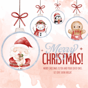 merry christmass to newly wedded couples