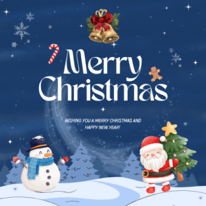 merry Christmas wishes for newly wedded couples