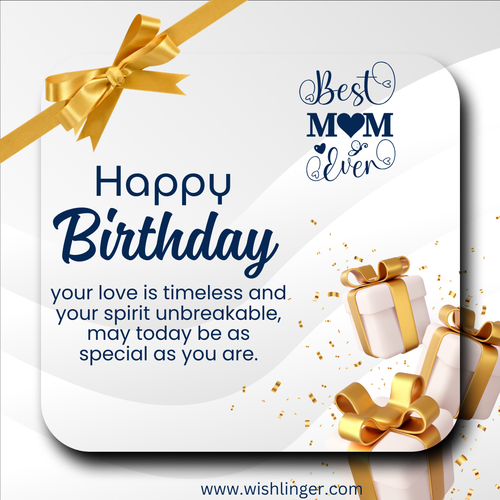 happy birthday mom poster