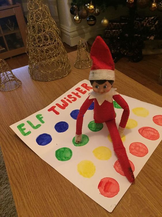 quick elf on the shelf idea